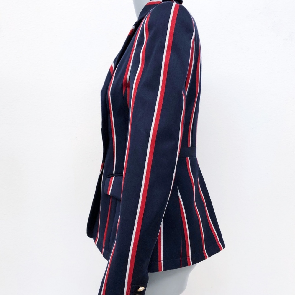 Altuzarra Jacket Seth Navy/Red Striped - Picture 3 of 7